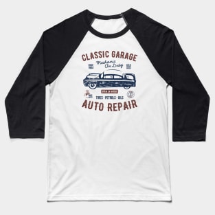 Classic Garage Auto Repair Baseball T-Shirt